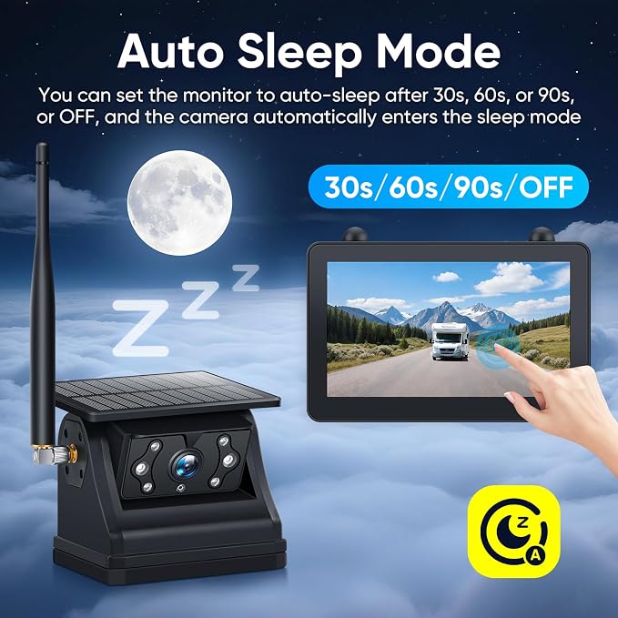 Magnetic Solar Wireless Backup Camera System - Image 5