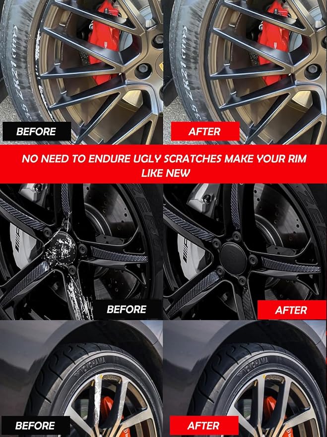 Silver wheel Touch Up Paint. Wheel Scratch Repair Pen. Car Rim Paint Pen Quick - Image 3