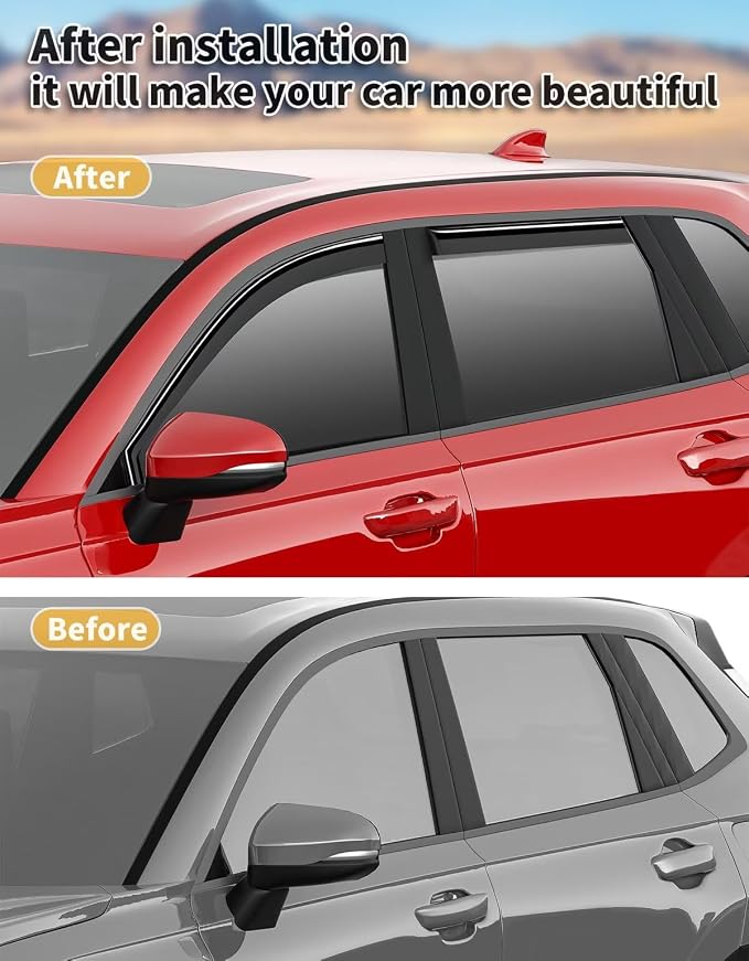 in-Channel Window Rain Guards Fit - Image 5