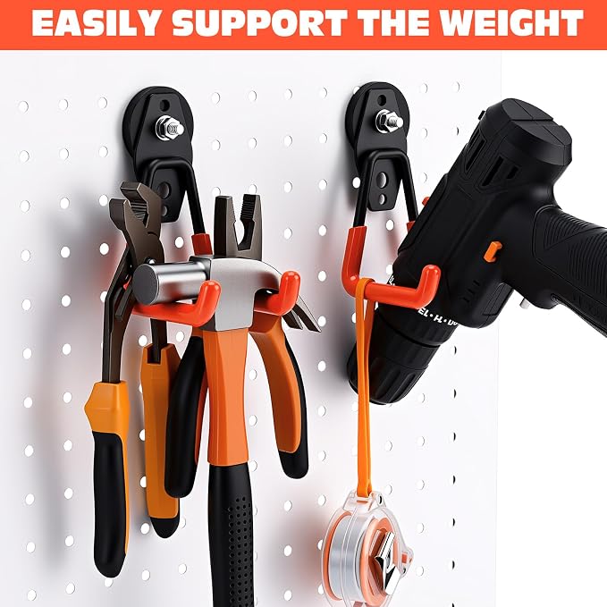 Landhoow 18 Pcs Large Magnetic Hooks Heavy Duty Garage Magnet Hooks Strong - Image 4