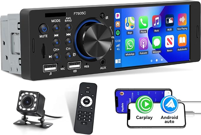 Single Din Touch Screen Car Radio by Zomolither