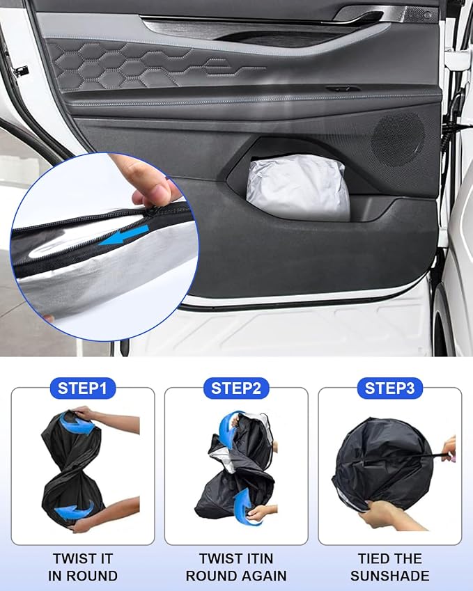 2025 Upgrade Front Windshield Sunshade fit - Image 4
