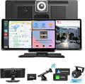 Wireless Carplay Screen for Car, 10.26" HD Touchscreen by RLIERCI