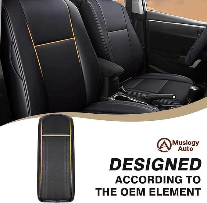 Muslogy Center Console Armrest Cover Compatible - Image 5