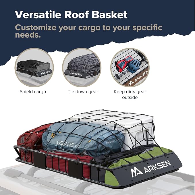 ARKSEN 54 x 34 x 6 Inch Universal Roof Rack - Image 3