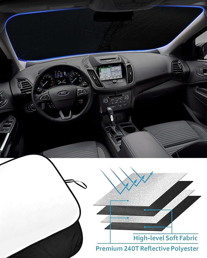 2025 Upgrade Front Windshield Sunshade fit - Image 4