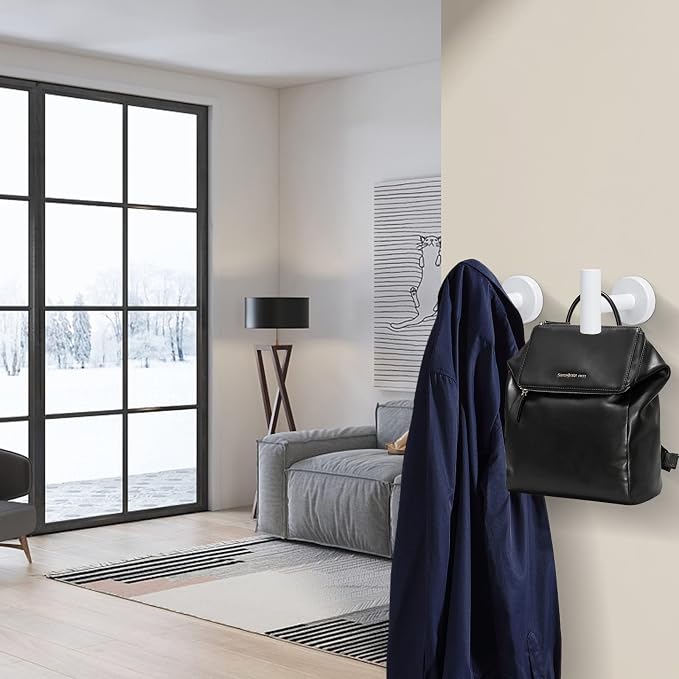 NearMoon Bath Towel Hooks- SUS 304 Stainless Steel Robe Hook Holder, Heavy Duty - Image 3