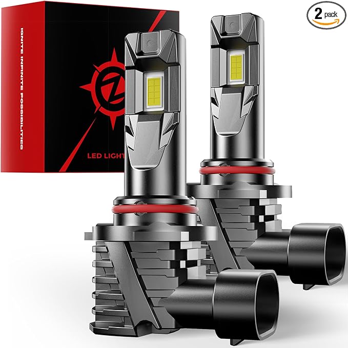 9006 Light Bulbs 40000lm 800% Brightness Fog Lights Bulbs Real 1:1 Mini Size by ZONBEAM