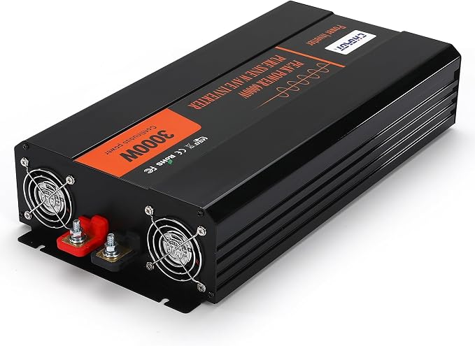 3000W Pure Sine Wave Inverter 12V DC to 120V AC Converter by CHGAOY