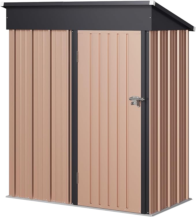 Aoxun 5'x3' Outdoor Storage Shed - Image 8