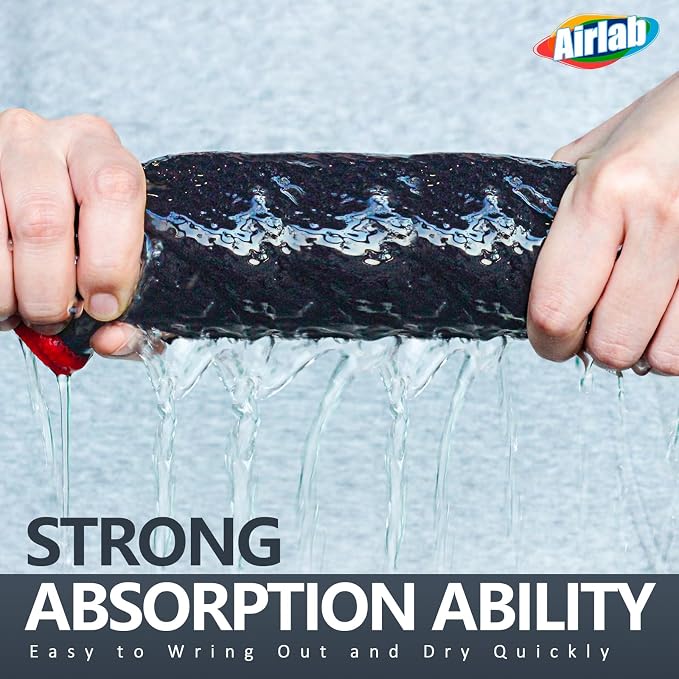 Airlab Microfiber Cleaning Cloth Waffle Weave Dust Rags - Image 4