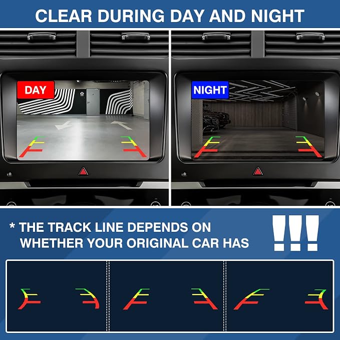 Rear View Backup Camera Fit for Ford Fusion 2013-2016, Reversing Parking Assist - Image 3