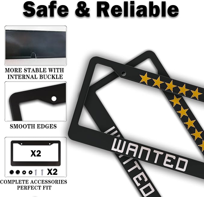 License Plate Protector Black - Image 4