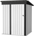 JUMMICO Metal Outdoor Storage Shed 5 x 3 FT Metal Shed by JUMMICO