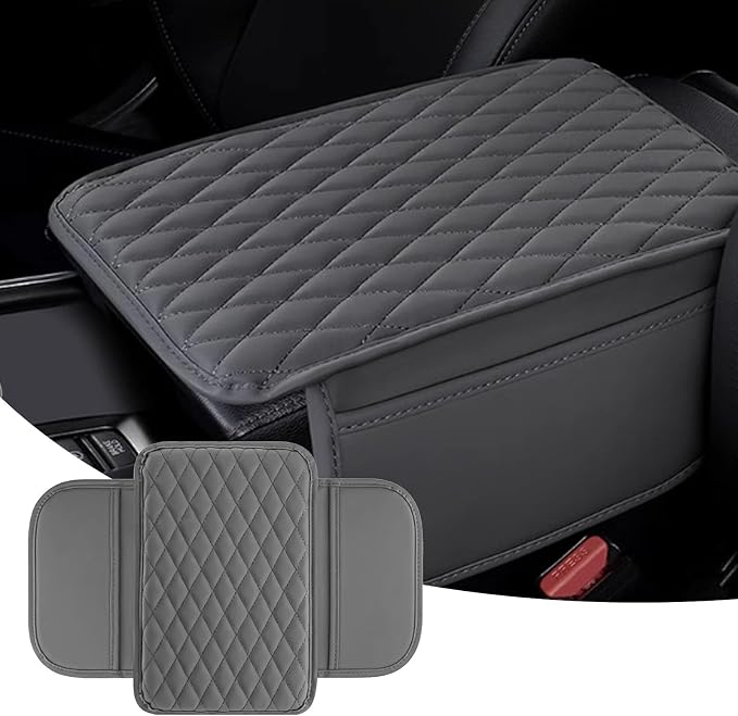 Car Center Console Cover, Upgraded Leather Arm Rest Cover by Unknown