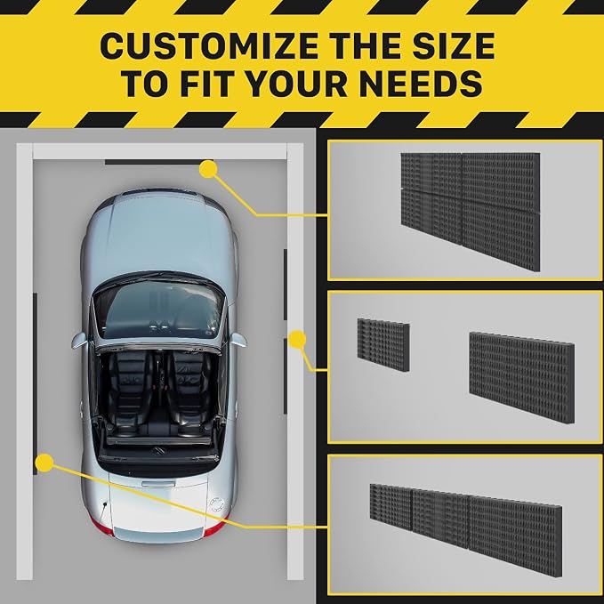Fosmon Garage Wall Protector for Car Doors, 3/4" Ultra Thick Garage Wall Bumper - Image 6