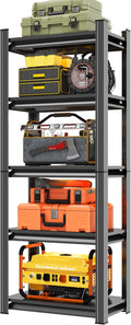 Metal Garage Shelving Unit, Heavy Duty 5-Tier Adjustable Storage Rack, Steel by Notmise