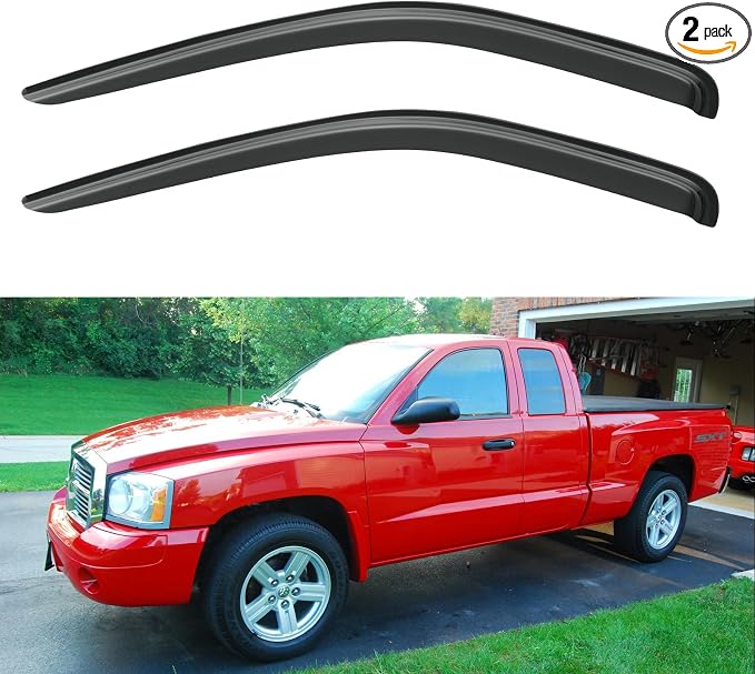 Window Visors Rain Guards Shield by YQAUTEC