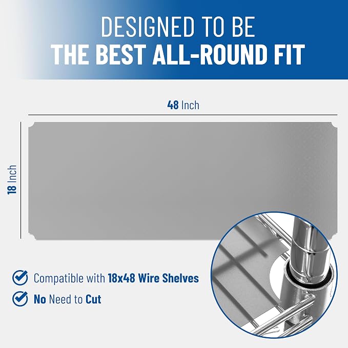 Sterling Shelf Liners Wire Rack Covers: Plastic Shelf Liner Cover - Image 2