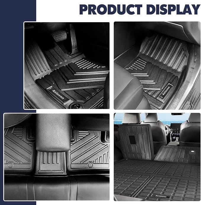 All-Weather Floor Mat Fit for 2021-2025 T-oyota Venza Backrest Mat Cargo Liner - Image 2