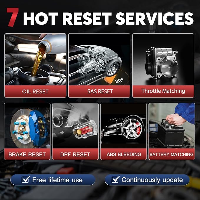 LAUNCH OBD2 Scanner CRP123i V2.0, 2025 Lifetime Update Engine ABS SRS TCM Scan - Image 3