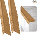 Rubber Bond Stair Edge Protector 36x2x1 inch Anti-Slip Stair Corner Trim Rubber by RUBBER+BOND