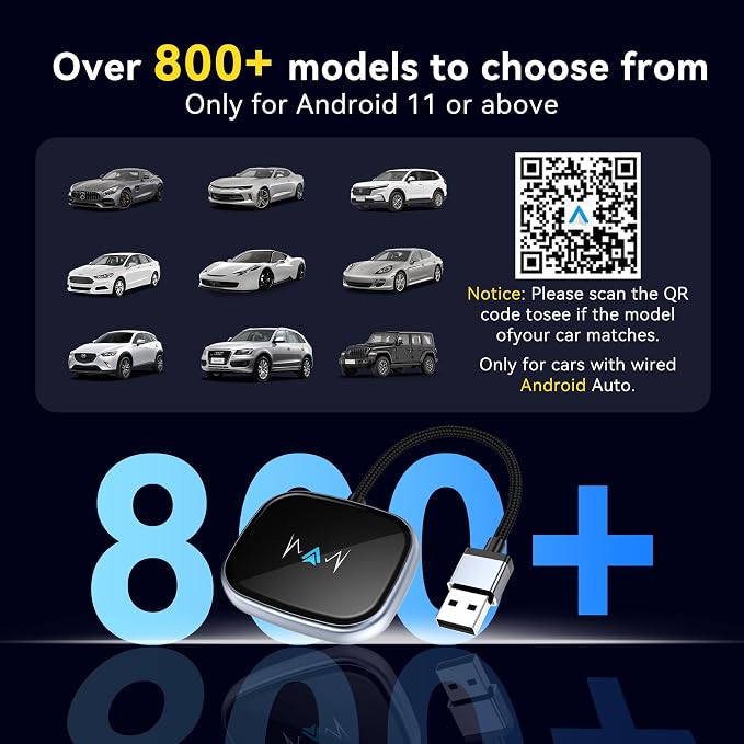 Wireless Android Auto Adapter, Wireless carplay Adapter, Latest NFC Touchscreen - Image 7