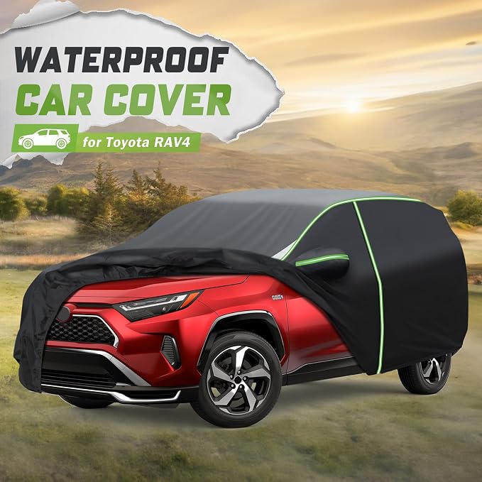 Mixsuper Liner Car Cover for Toyota RAV4 1994-2026, 7 Layers Waterproof Car - Image 2