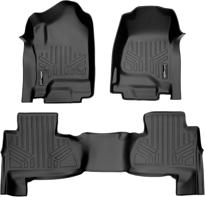 SMARTLINER Custom Floor Mats 2 Row Liner Set Compatible by SMARTLINER-USA