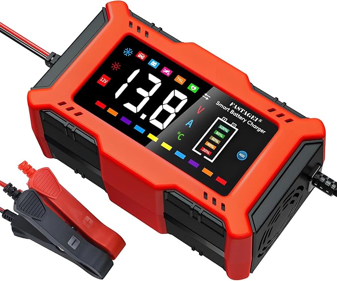 LiFePO4/Lead Acid Battery Charger Smart Battery Trickle Charger 12V 6A - Image 8