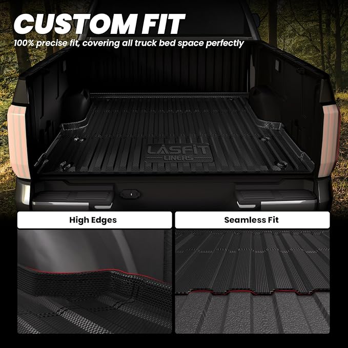 LASFIT Bed Mat for Toyota Tundra 2025 2024 2023 2022 Truck Bed, All Weather 5.5 - Image 4