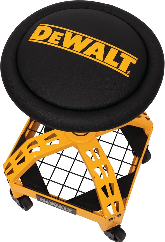 DEWALT Heavy-Duty Metal Rolling Stool - Image 9