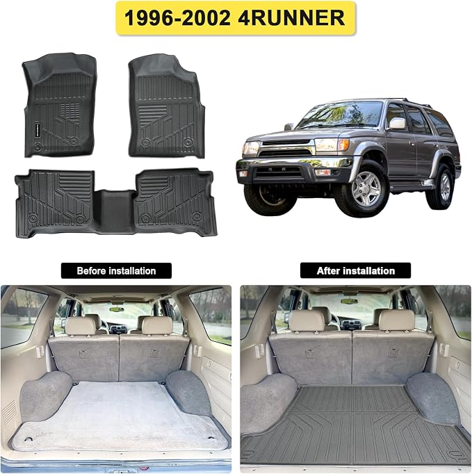 All-Weather Floor Mats for Toyota 4Runner - Image 2