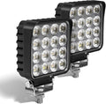 4.3" 12V LED Flood Lights 46W, 24 Volt Work Lights by VEGITOR