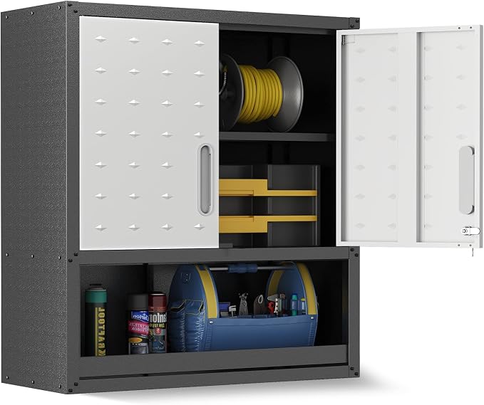 Garage Wall Cabinet, Metal Wall Cabinet by VIYET