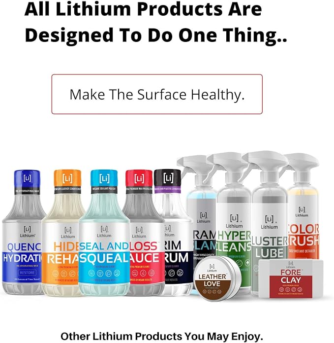 Lithium Hide Rehab Car Leather Cleaner and Conditioner - Image 8
