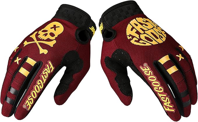 Dirt Bike Motorcycle Gloves for Men Women Finger Touchscreen Motorbike Gloves by QUENLOOP