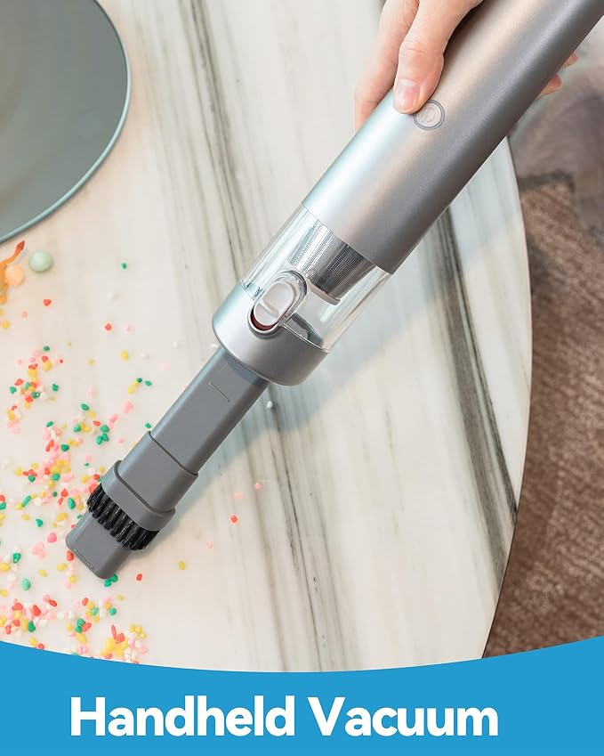 Brigii Mini Handheld Vacuum Cordless, 3 in 1-Car Vacuum & Air Duster & Hand Pump - Image 2