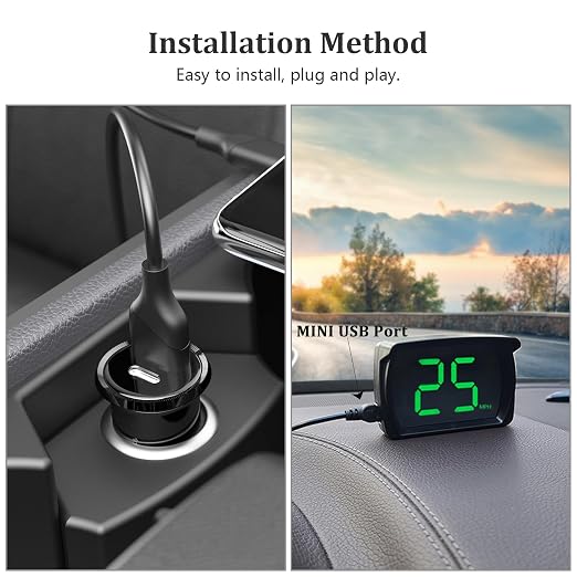 GPS Digital Speed Meter Speedometer HUD - Image 7