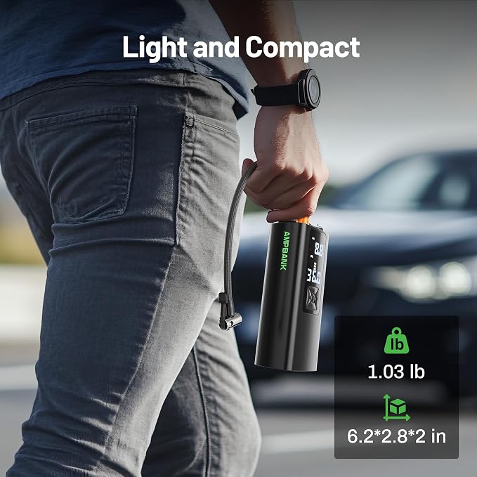 AT003 Tire Inflator Portable Air Compressor, Auto Air Pump - Image 7