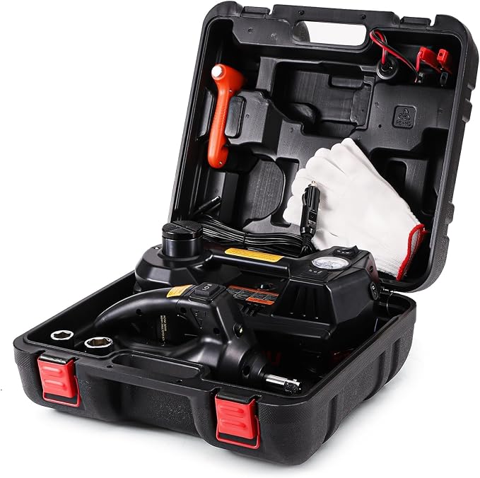 STANDTALL Electric Car Jack Kit 5 Ton 12V Hydraulic Floor Jack by STANDTALL