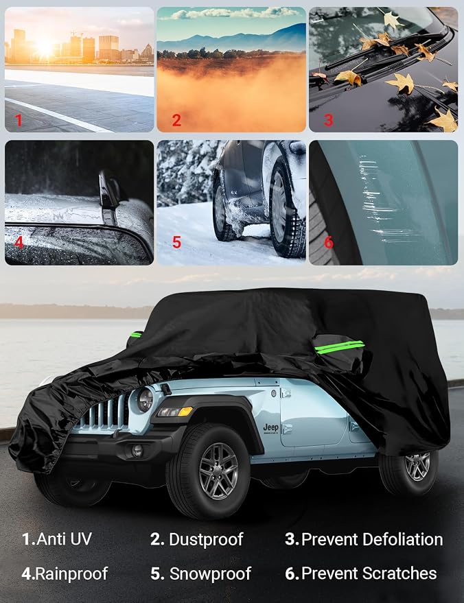 Proadsy 6 Layers Car Cover Custom Fit - Image 9