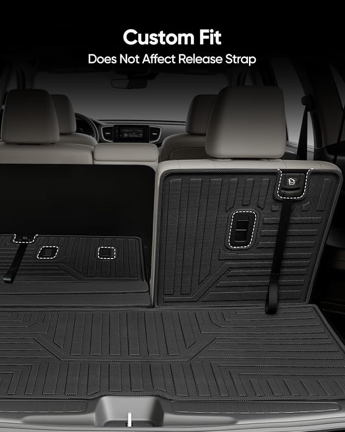 Car Floor Mats for Honda Pilot 2016-2022 8 Seats, Accessories for Honda Pilot - Image 5