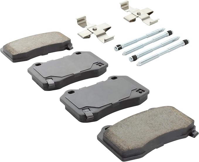 Premium Semi-Metallic Rear Brake Pads Compatible - Image 2