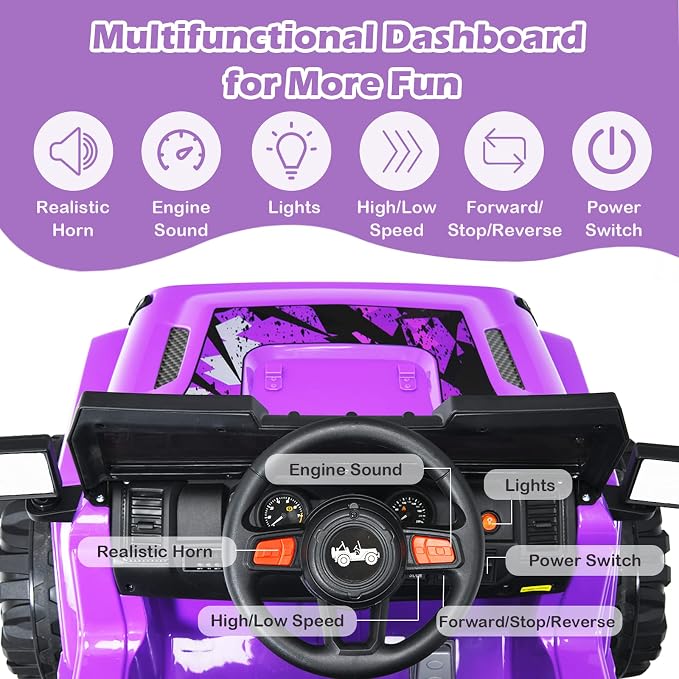 INFANS Kids Ride on Car Truck - Image 3