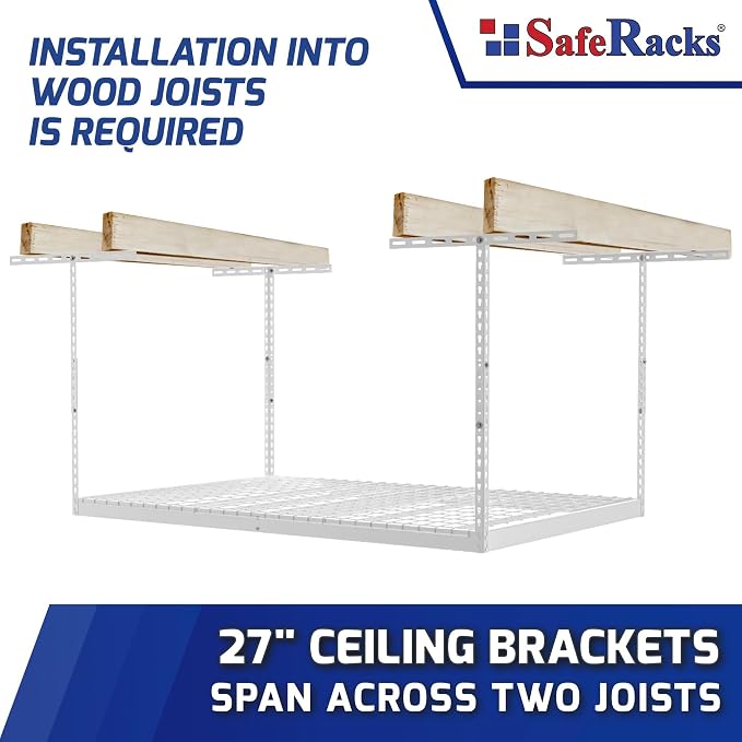SafeRacks Overhead Garage Storage Rack - Image 6