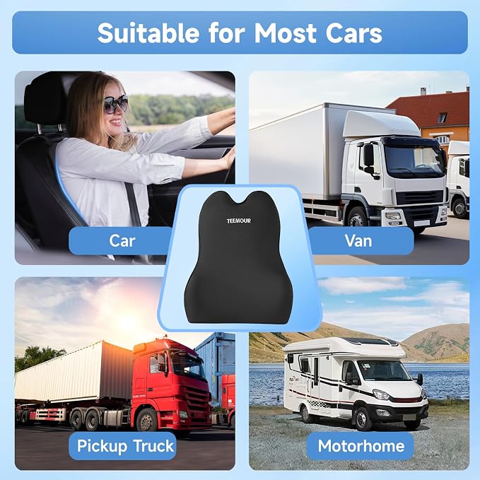 Lumbar Support Pillow for Car Improve Lower Back Pain Relief & Sitting Posture - Image 5