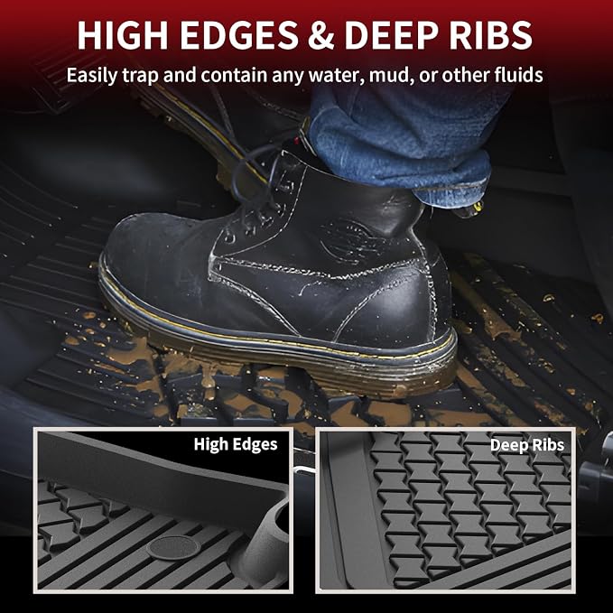 LASFIT Floor Mats Fit for Lexus 2025 2024 2023 2022 NX/NX250/NX350, All Weather - Image 4