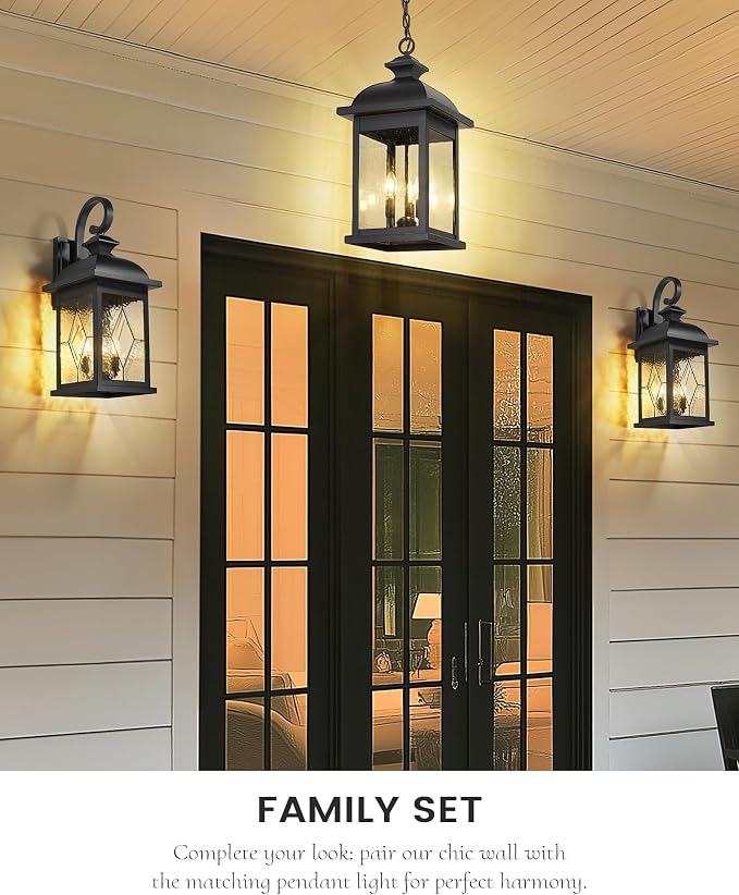 FEMILA 3-Light Outdoor Wall Light, Porch Light - Image 8