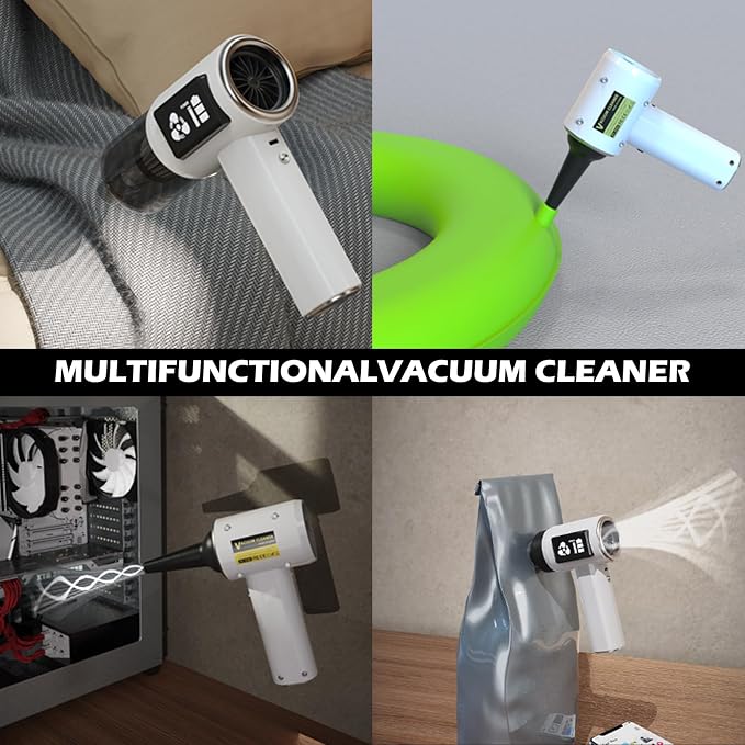 Mini Cordless Handheld Vacuum Cleaner, 21000Pa Strong Suction, 2-Speed USB-C - Image 6